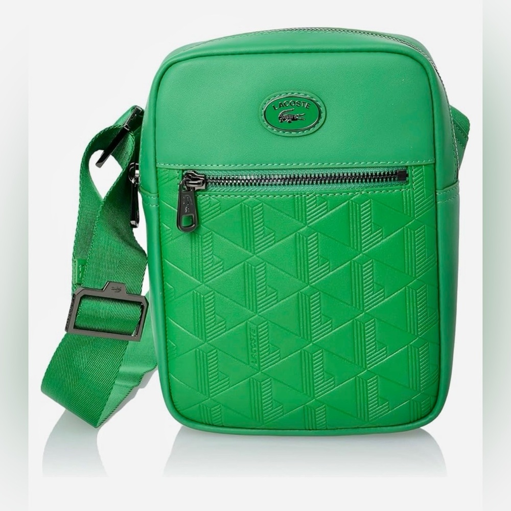Lacoste Monogrammed Unisex Shoulder Crossbody NWT